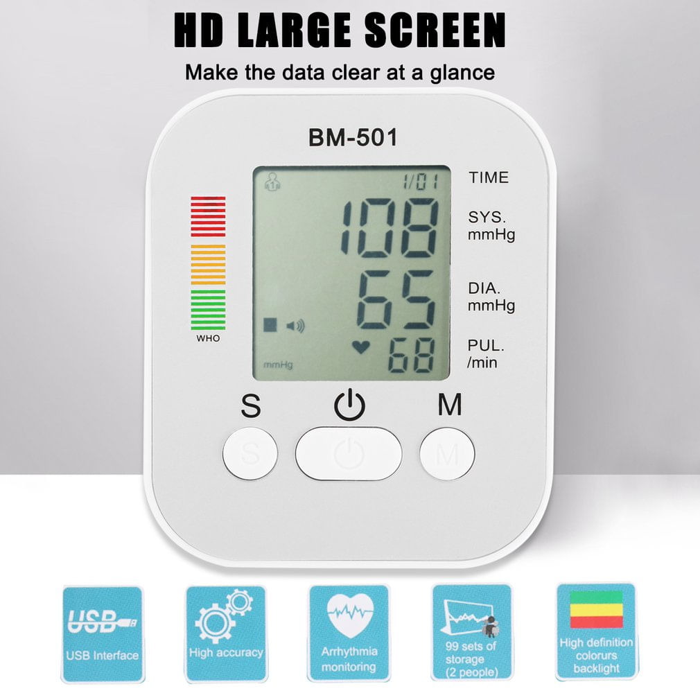 Hematomanômetro Digital Wrist Monitors Pulso Frequência Cardíaca Mete