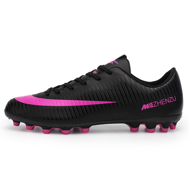 Sapatos De Futebol Casuais Masculinos E Masculinos Jh-32725 Preto 34