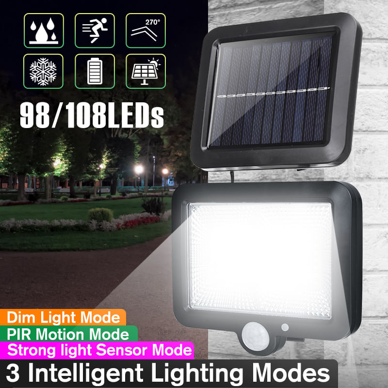 98/108 Leds (1176lumens / 1296lumens) Split 3 Mode Cob Lâmpada
