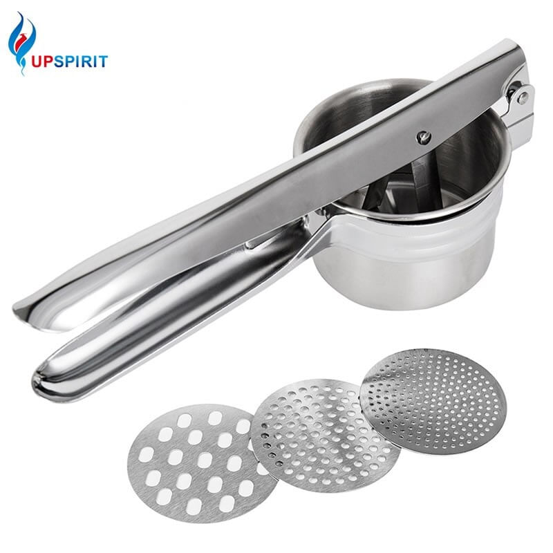 Upspirit Triturador De Batata De Aço Inoxidável Fundos Removíveis P