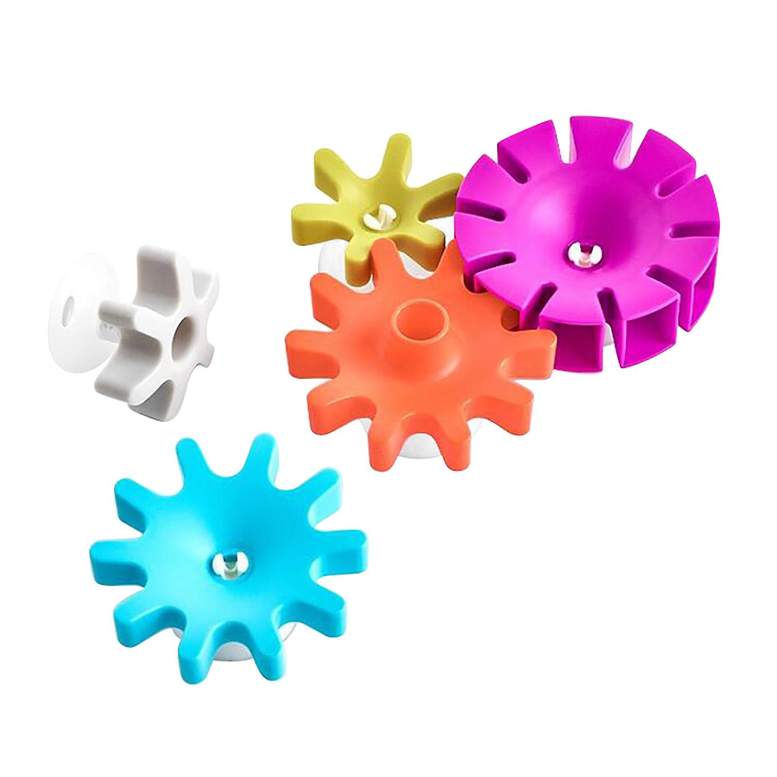 Conjunto De Brinquedos De Banho De Engrenagem De Água, Roda D'água Giratória, Chupar De Mesa