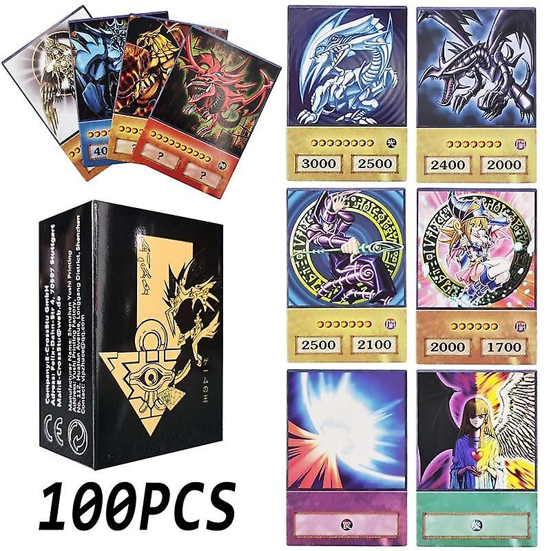 遊戯王　まとめ　yugio 100pcs Yu-gi-oh Anime Cards Olhos Azuis Mago Negro Exodia - Carrefour