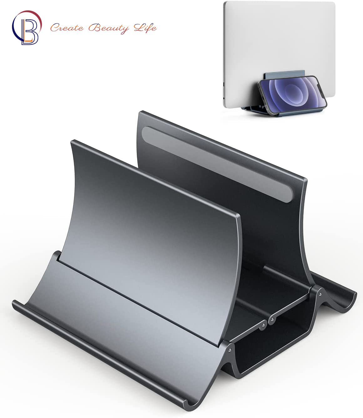 Gravity Auto Lock Vertical Laptop Stand Se Encaixa Em Todos Os Macbook Ipa