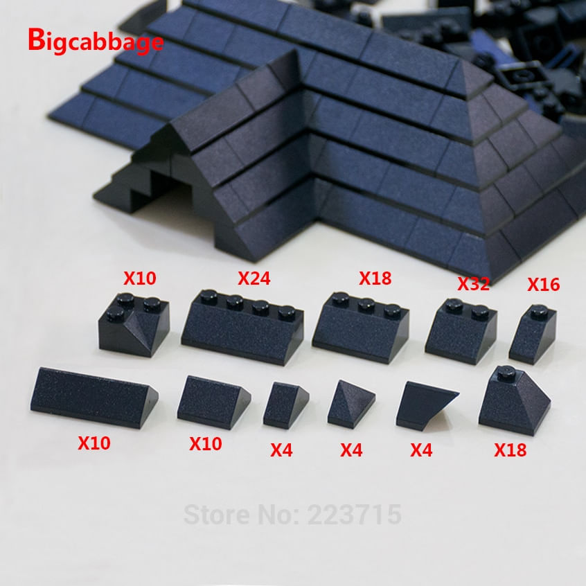 Bloco De Telhas * Brick Pack Diy Brick Set Enlighten Block #6119 C