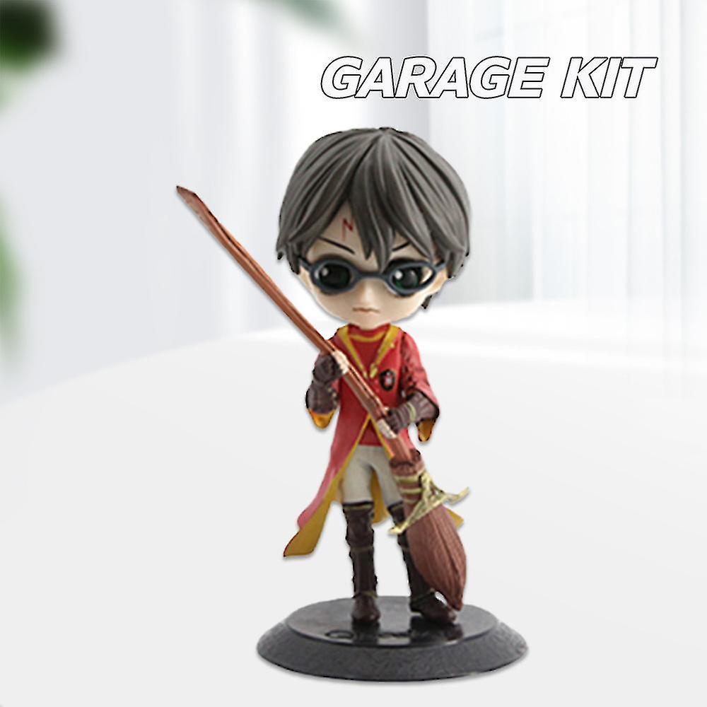 Um Desenho Animado Harry Potter Figuras Estátua Modelo Brinquedos Ações Figo