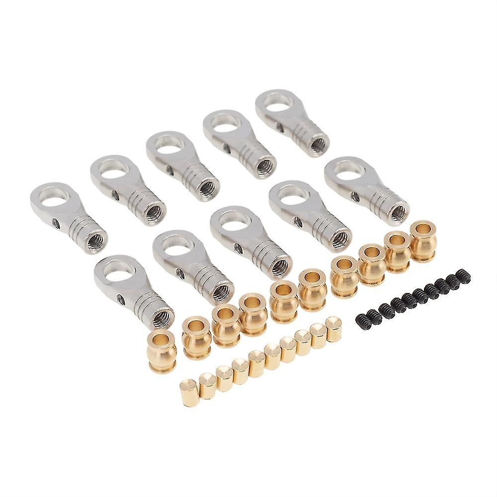 10pcs M4 Link Tie Rod End Ball Joint Compatível Com 1/10 Rc