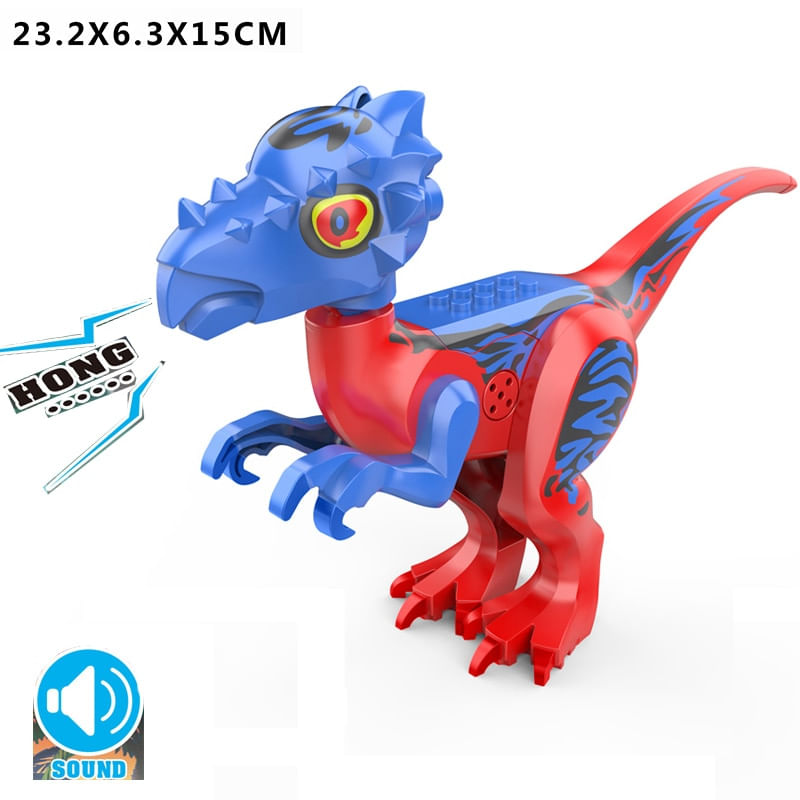 Jurassic World Raptor Mini 2 Dinosaur Figures Building Block