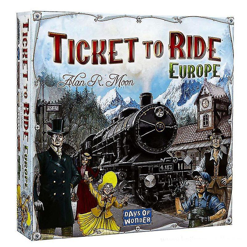 Europa Ticket Tour Tabletop Card Game Bilhete Para Andar De