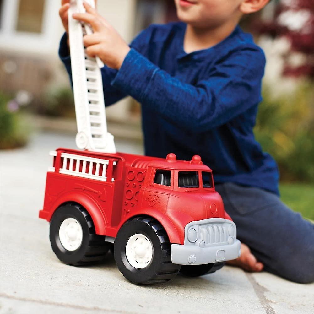 Green Toys Fire Truck - Bpa Brinquedo Livre E Imaginativo