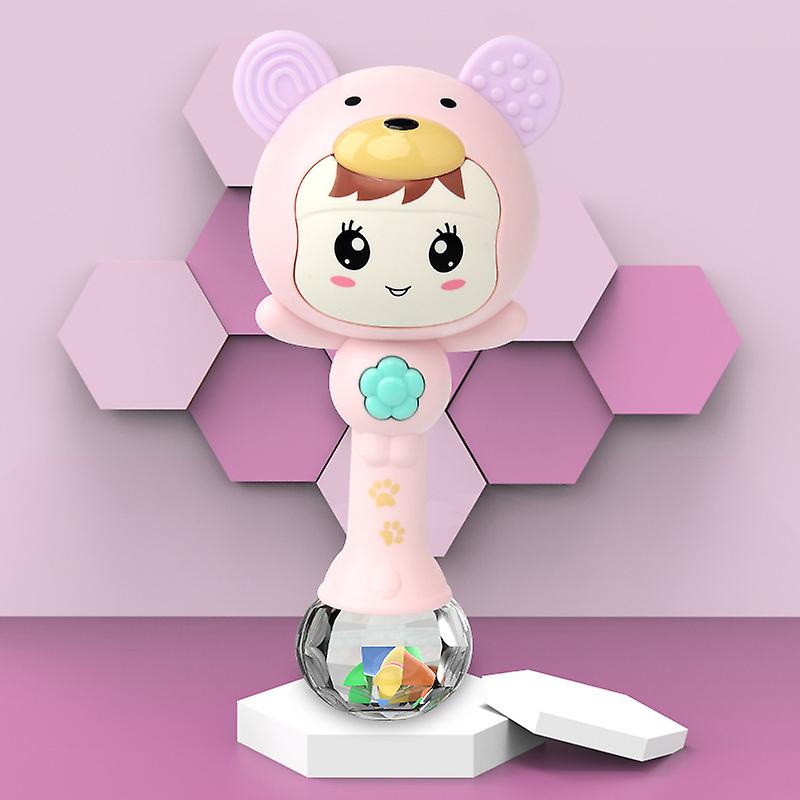 Música Infantil Piscando Mordedor Chocalho Móveis Brinquedos Rabino Bonito