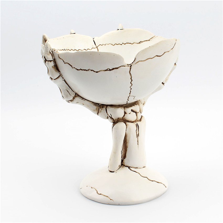 Skull Snacks Hand Tray Caixa De Armazenamento