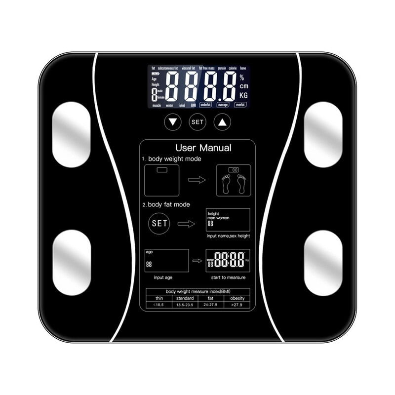 Body Scale Floor Scientific Electronic Smart Led Digital Nós