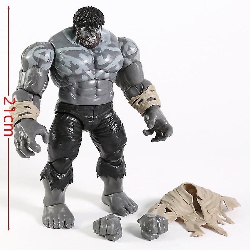Marvel O Cinza Hulk Pvc Action Figure Brinquedo Modelo Colecionável