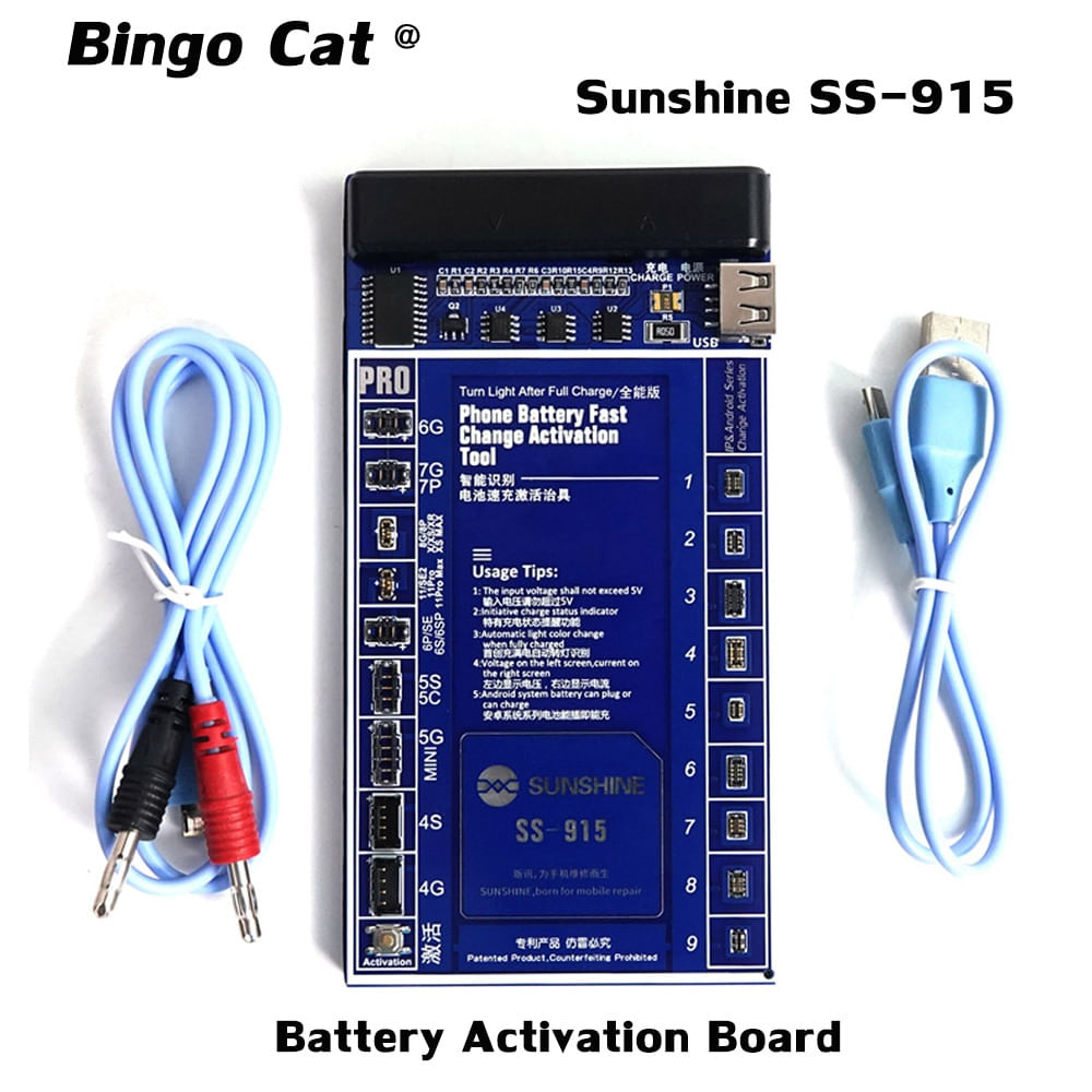 Ss-915 Smart Phone Construído Na Bateria Pcb Dispositivo De Carregamento Wit