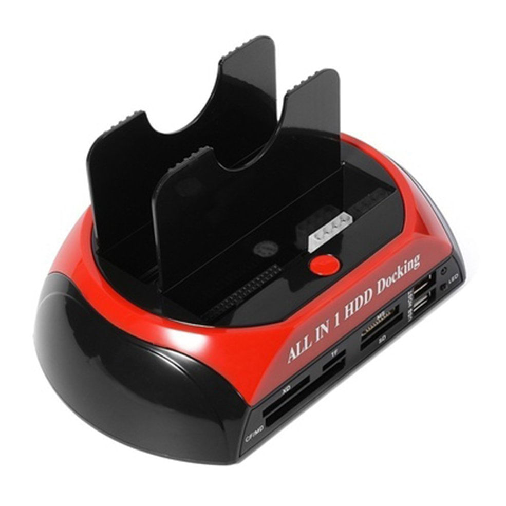 Tudo Em 1 2.5 "/ 3.5" Hdd Dock Ide Sata Card Reader Function Ot
