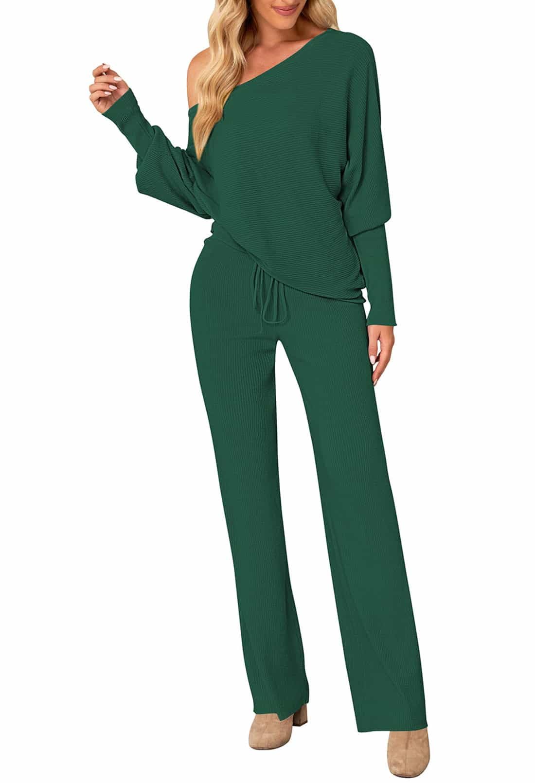 Conjunto De Roupas Aohite, Pulôver Feminino, Suéter E Calça