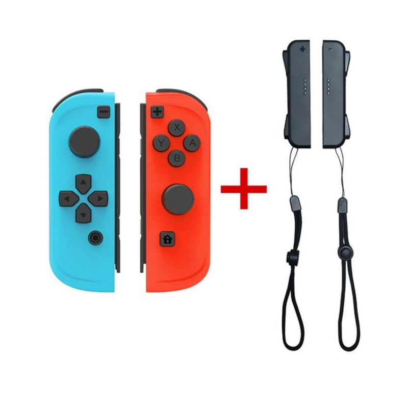 Controlador Sem Fio Para Nintendo Switch Joycon - Preto