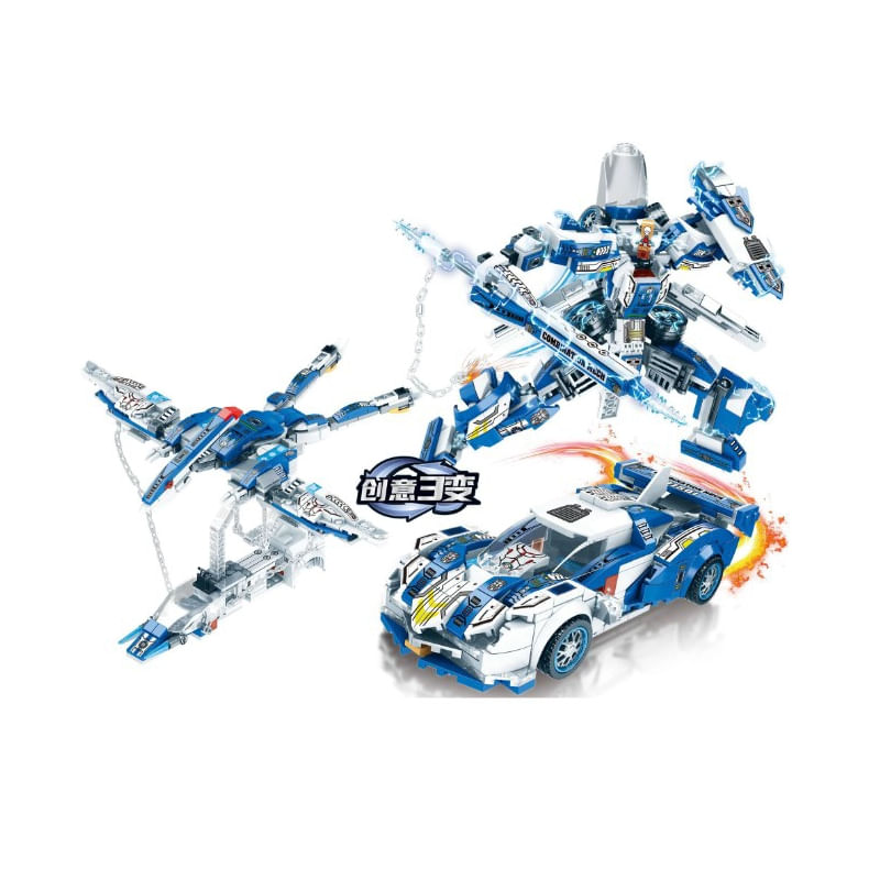 Blocos De Construção Lego Type 3 Em 1 Auto Robot Plane Com 548 Pie