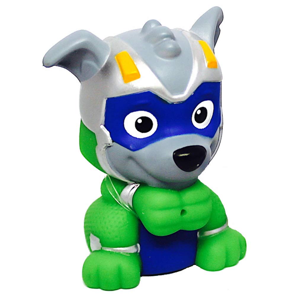 Brinquedo De Banho Paw Patrol Rocky Mighty Pups Charged Up Squirter 3