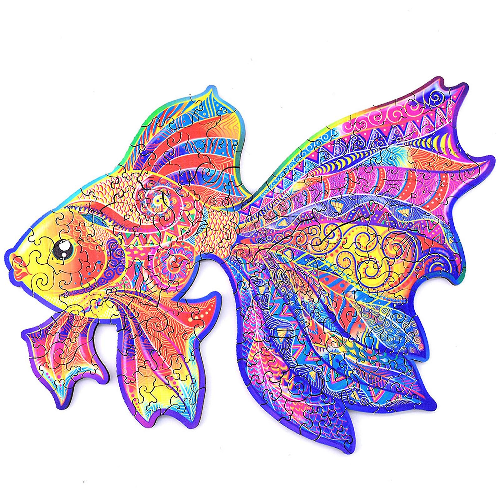 Quebra-cabeça De Madeira, Peças De Formato Único, Presente D