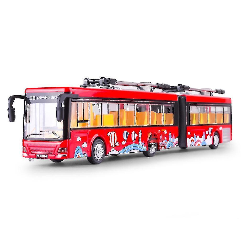Simulação Double Electric Car Carro Infantil Toy Bus Alloy Car