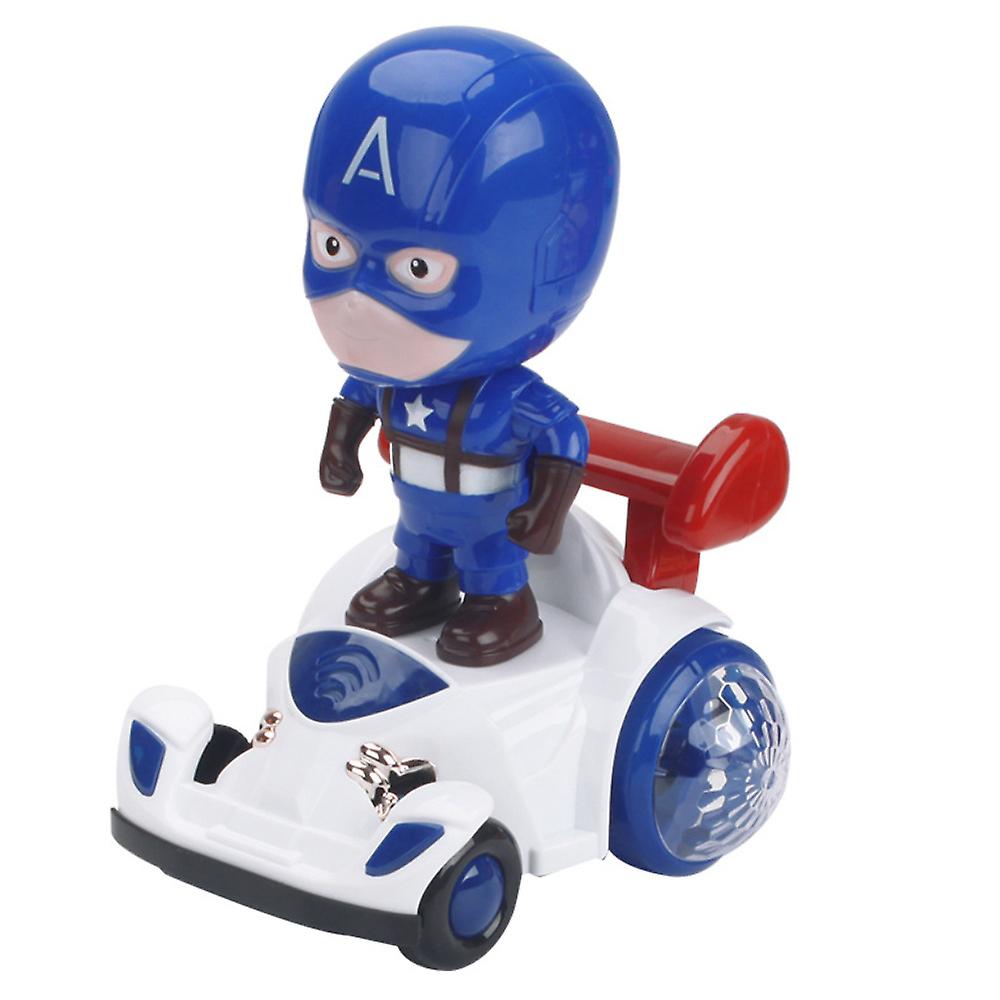 Spiderman Bump Go Stunt Boneca De Carro De Ação Com Luzes Led Musi