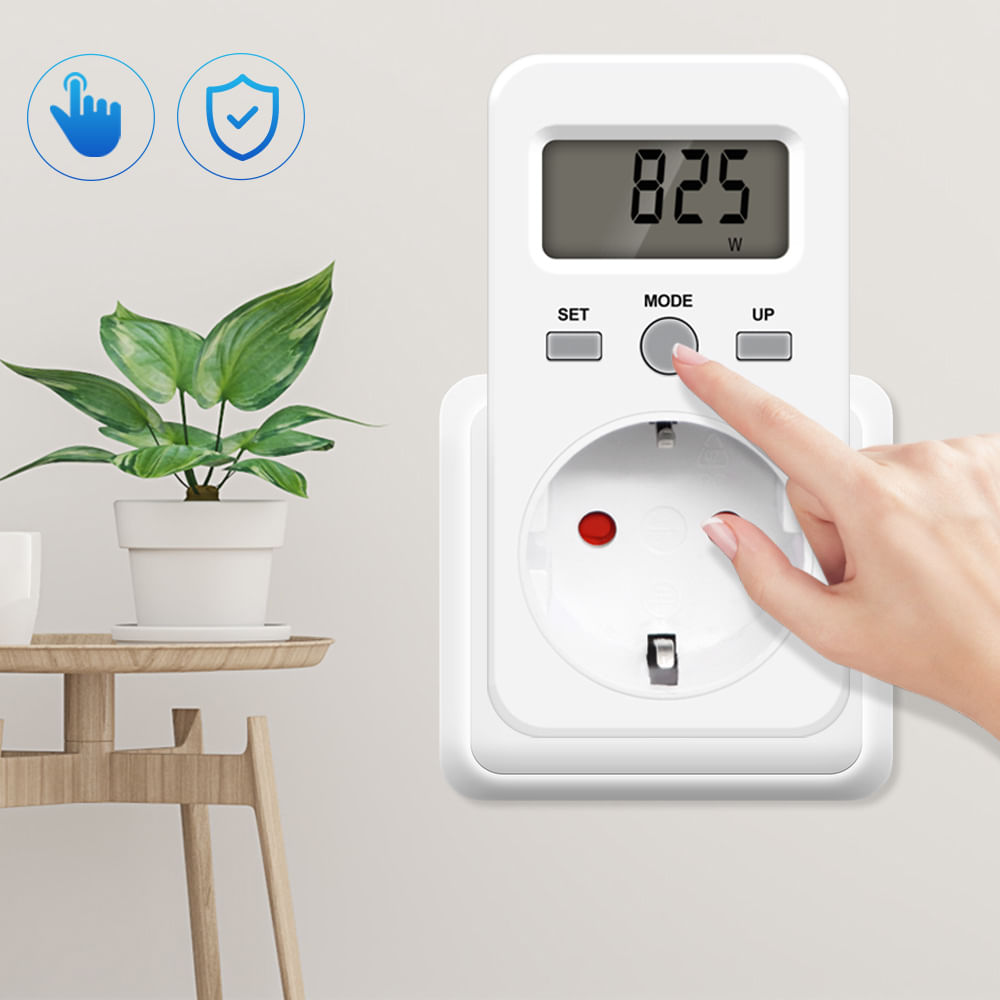 Digital Energy Meter Wattmeter Lcd Monitor De Energia
