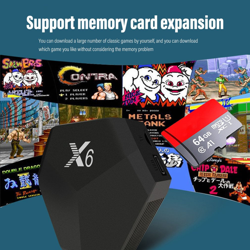 2pcs X6 Wireless High Definition Console De Videogame