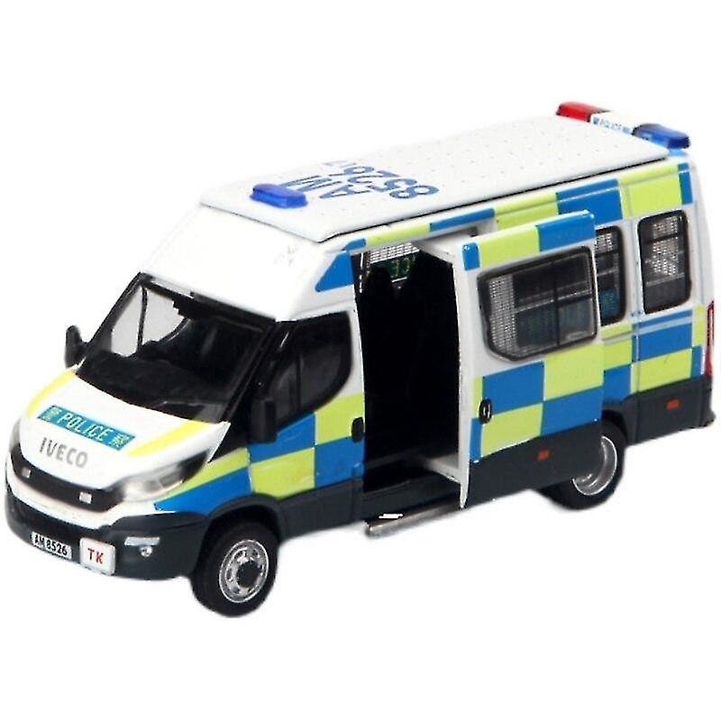 Ambulância Clássica Desktop Display Coleção Modelo De Brinquedos Para