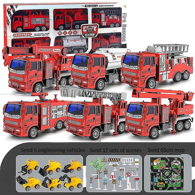 As Crianças Podem Pulverizar Água Caminhão De Bombeiros Brinquedo Grande Simulação Spr