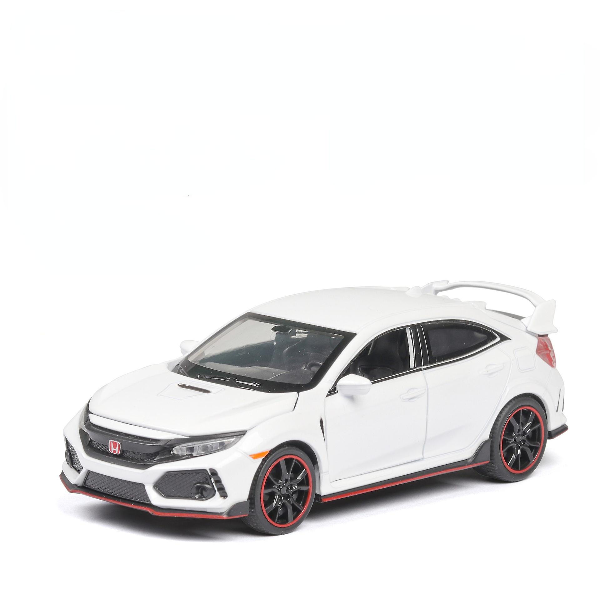 Modelo De Carro Em Miniatura Honda Civic Type-r 1: 32, Branco