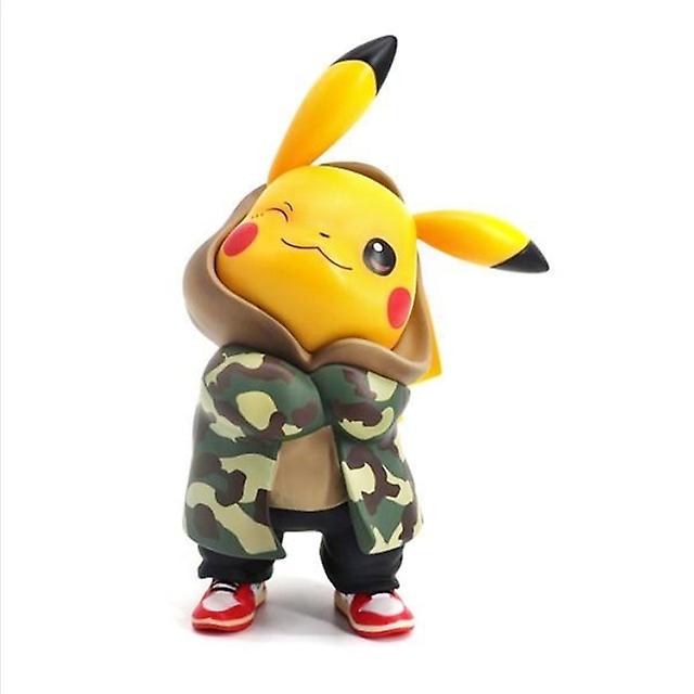 Camuflagem Pikachu Action Figure Anime Cosplay Pocket Monste