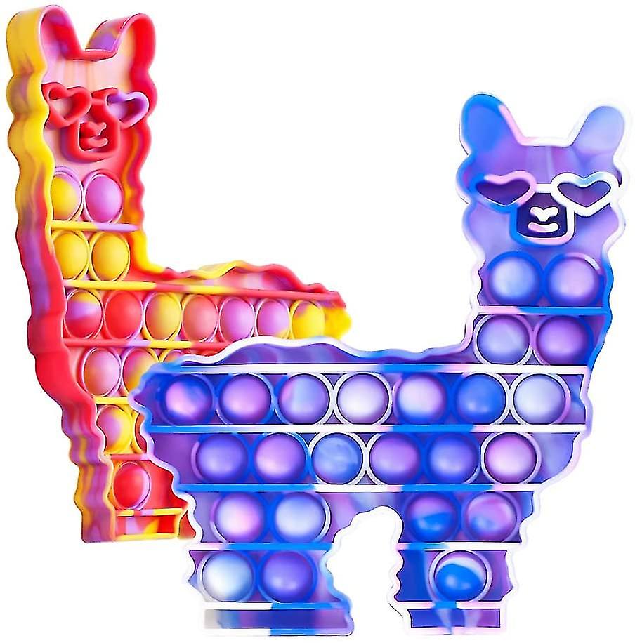 Fidget-pop-toys-llama Silicone Bubble Sensory, Alpaca Stress