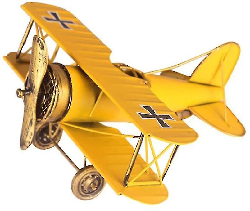 Vintage Retro Ferro Modelo De Avião Handmade Metal Crafts Home