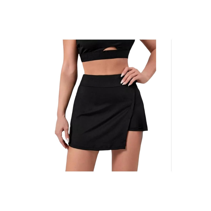 Saia Curta Sofia National Clothing Em Tecido Elástico