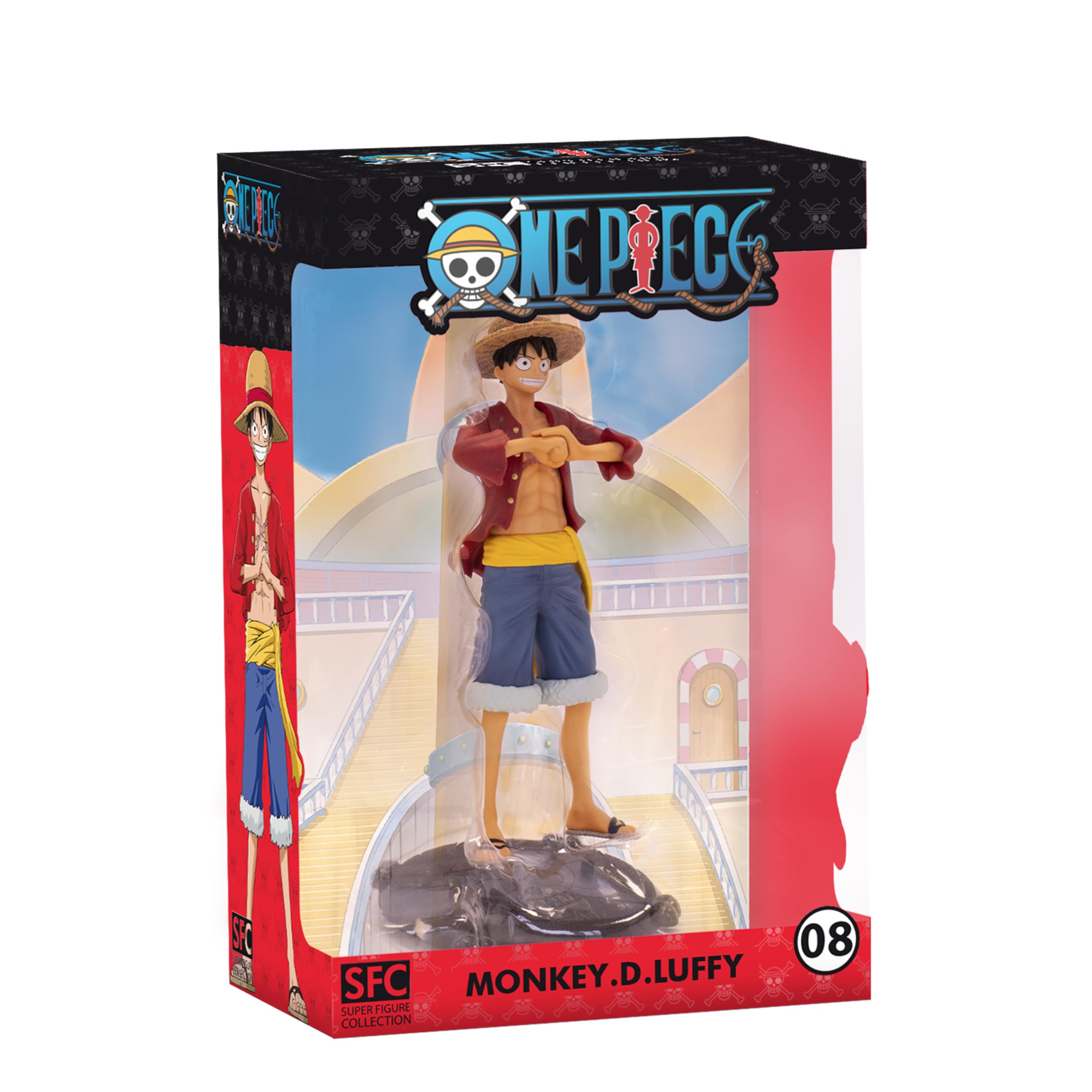 Boneco De Pvc Colecionável Abystyle Studio One Piece Luffy 16,5 Cm