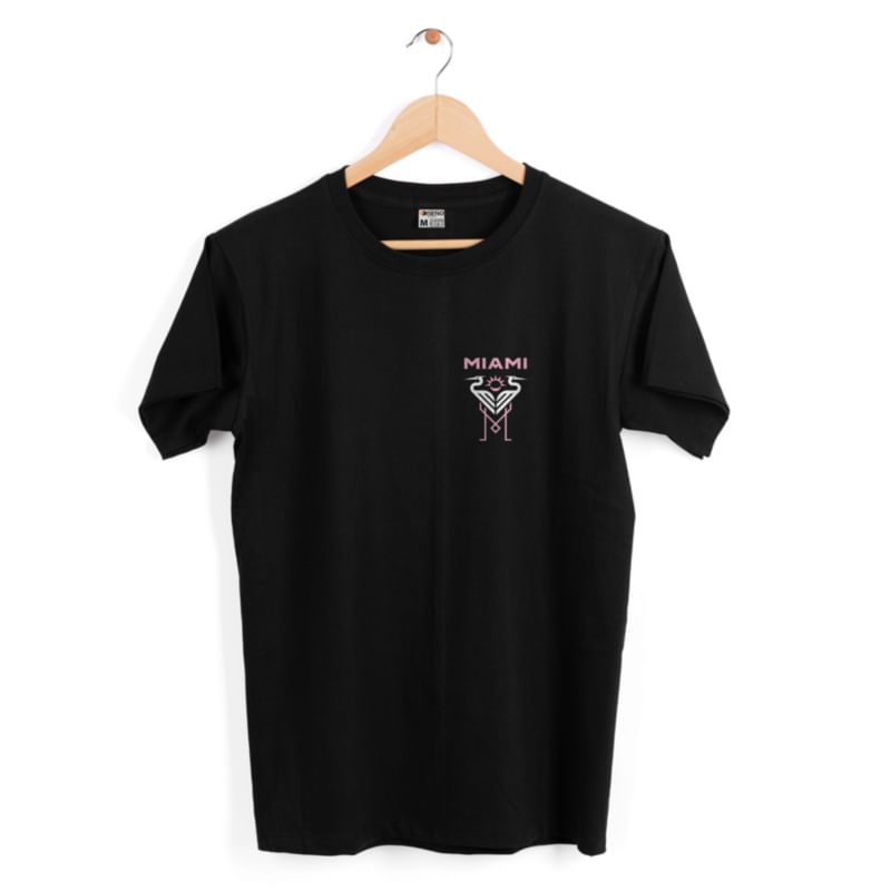 Camiseta Fanaticos Soccer Inter Miami Messi Com Estampa 100% Algodão