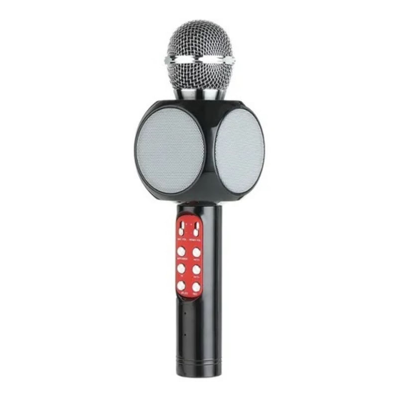 Microfone De Karaokê Sem Fio E Alto-falante Bluetooth Com Rádio Fm