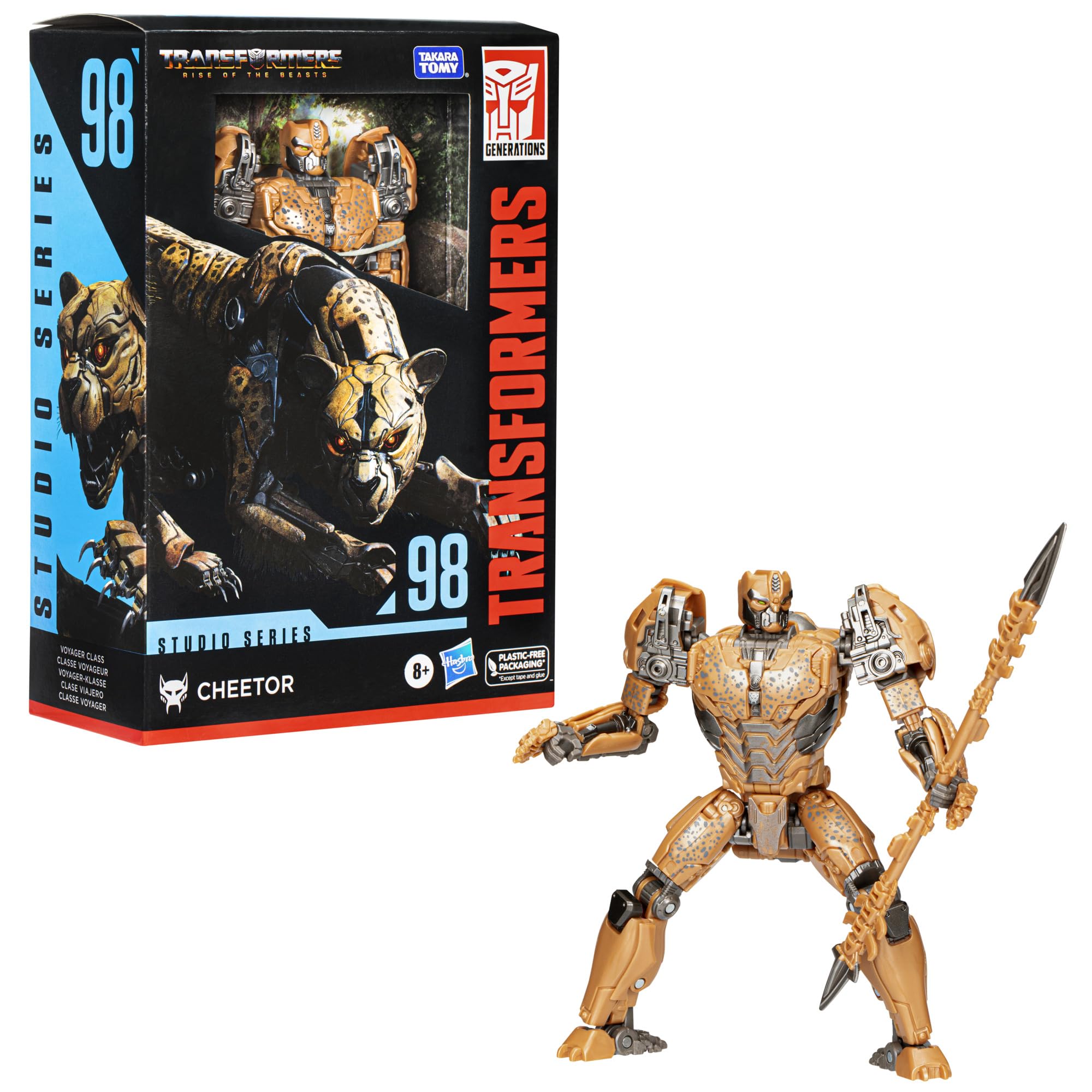 Boneco De Ação Transformers Studio Series Voyager 98 Cheetor
