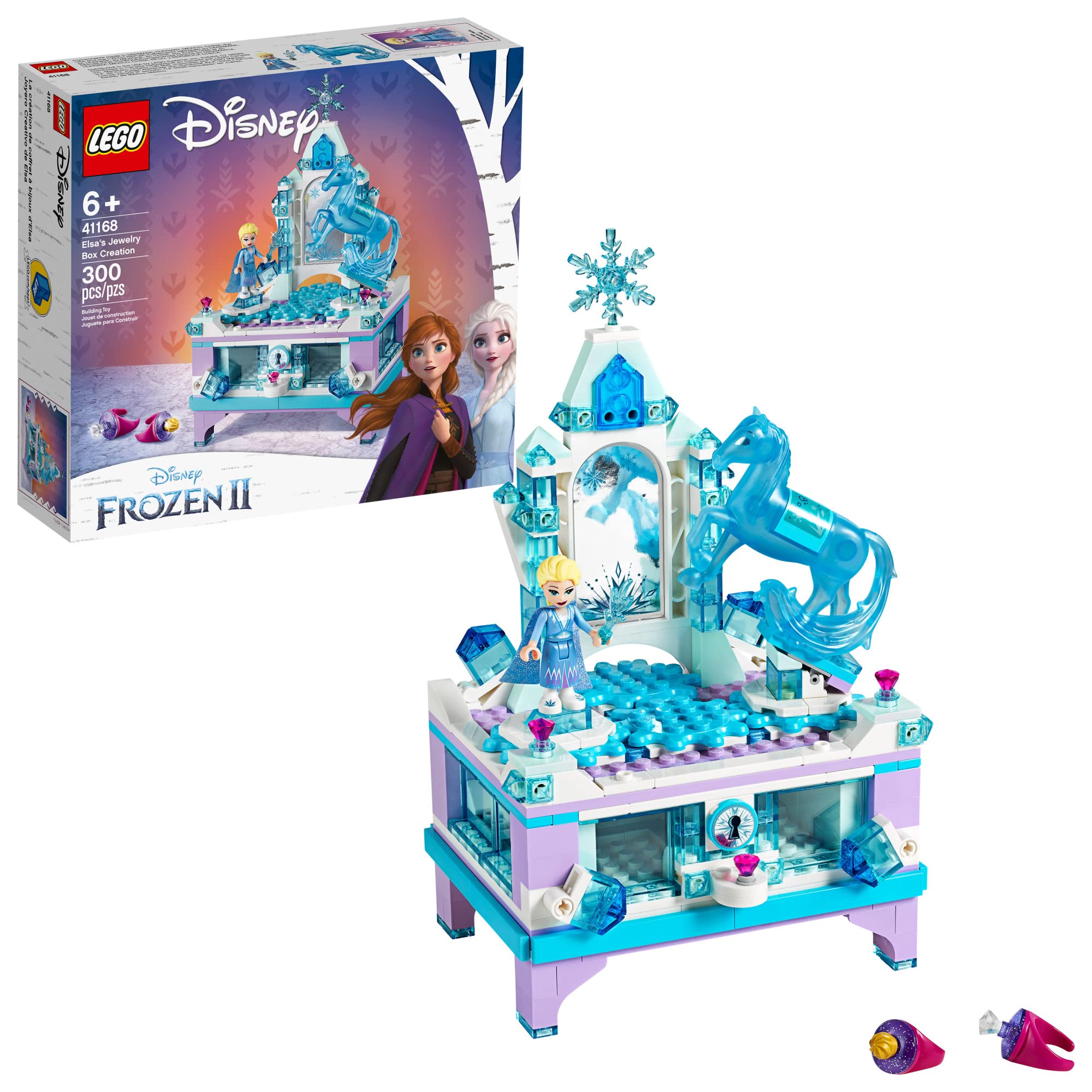 Brinquedo De Construção Lego Disney Frozen 2 Caixa De Joias Da Elsa 41168