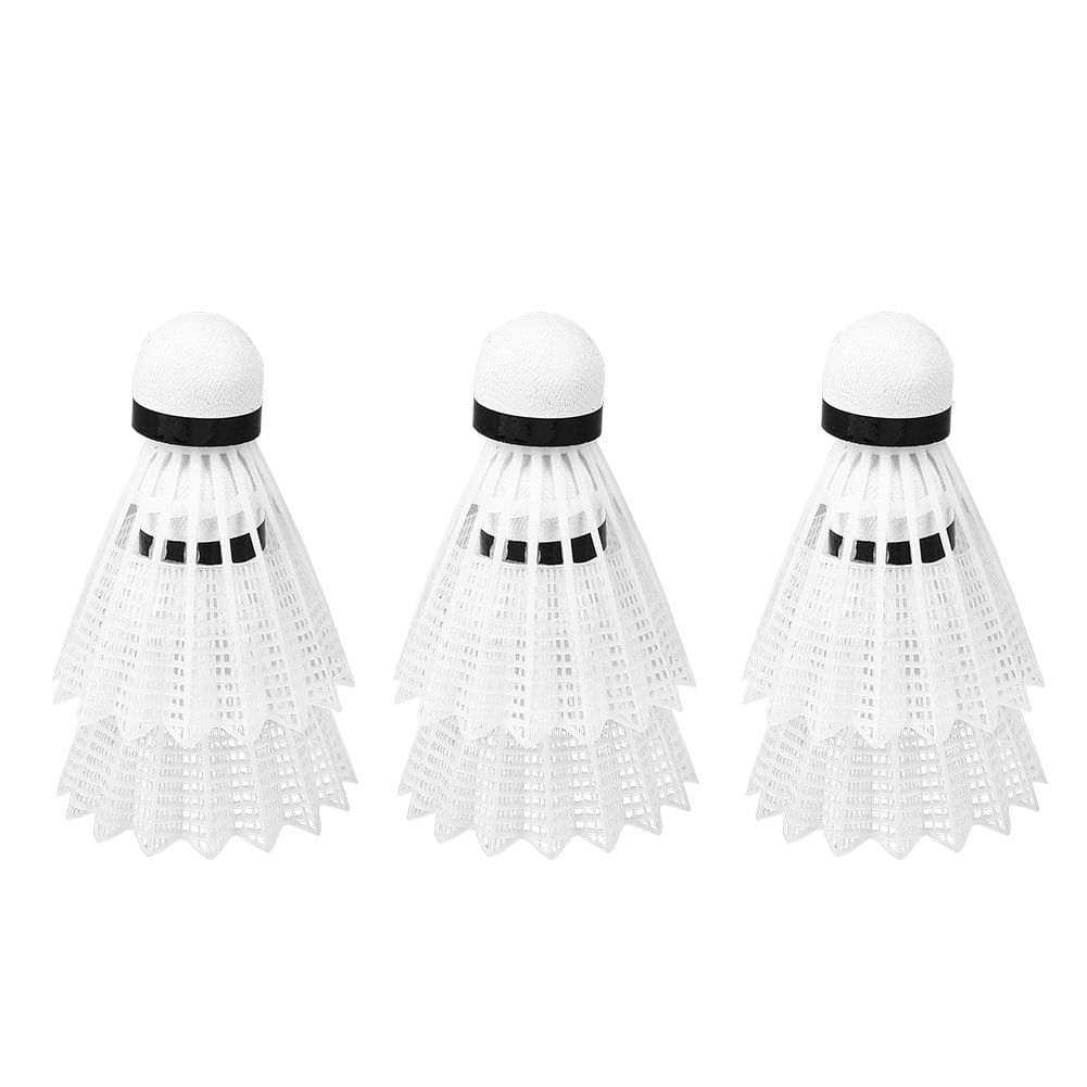 Petecas De Badminton Vgeby1 Em Pvc Branco Duráveis (6 Unidades)