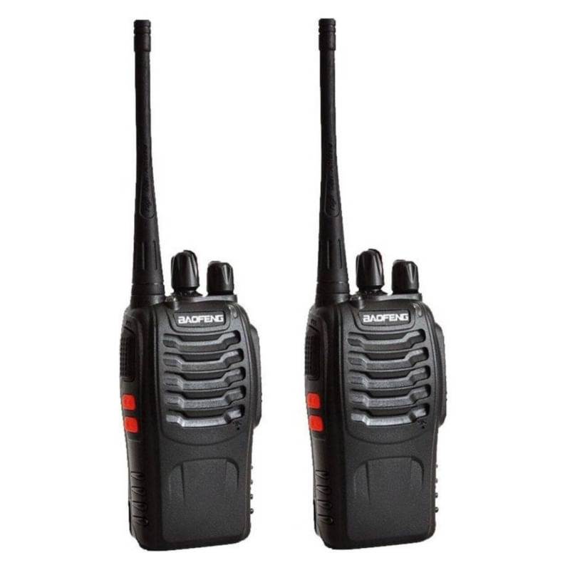 Transmissor De Rádio Walkie Talkie Baofeng Bf-888s (pacote Com 2)