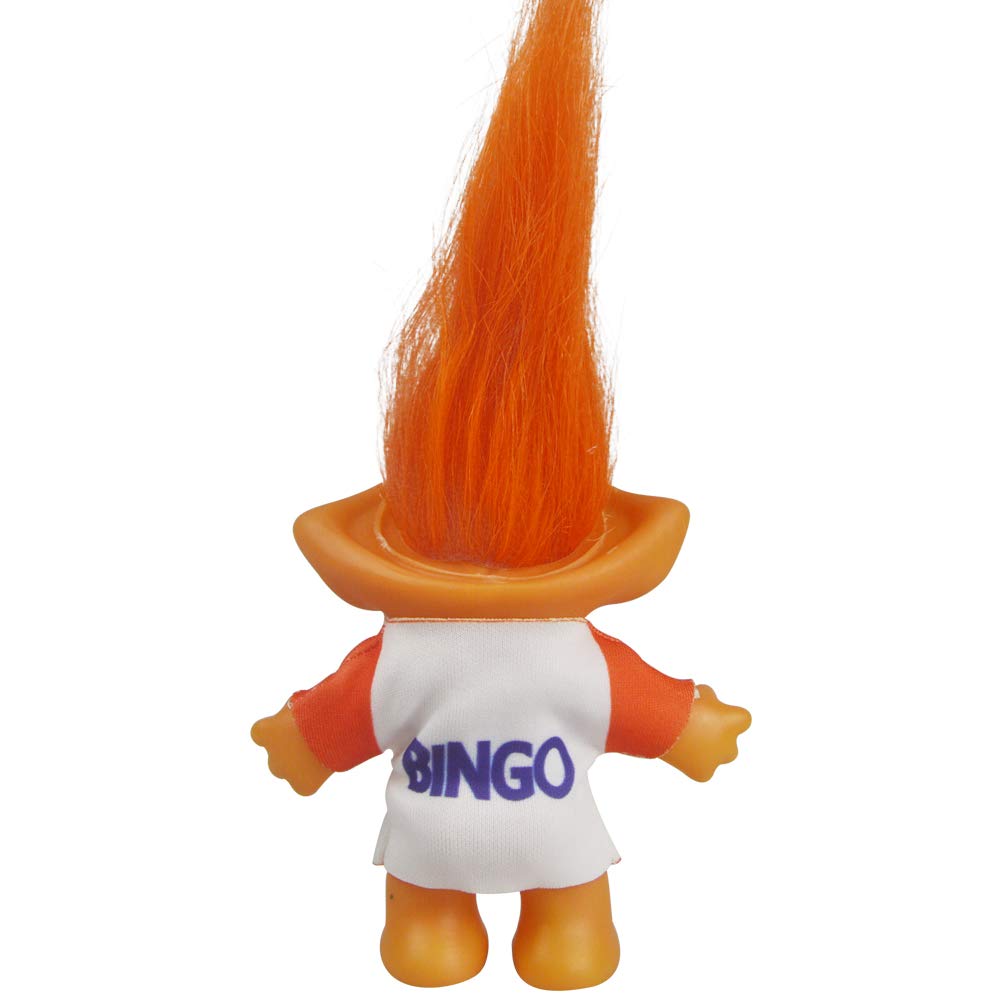 Boneca Troll Yintlilocn Vintage Lucky Chromatic 19 Cm Laranja