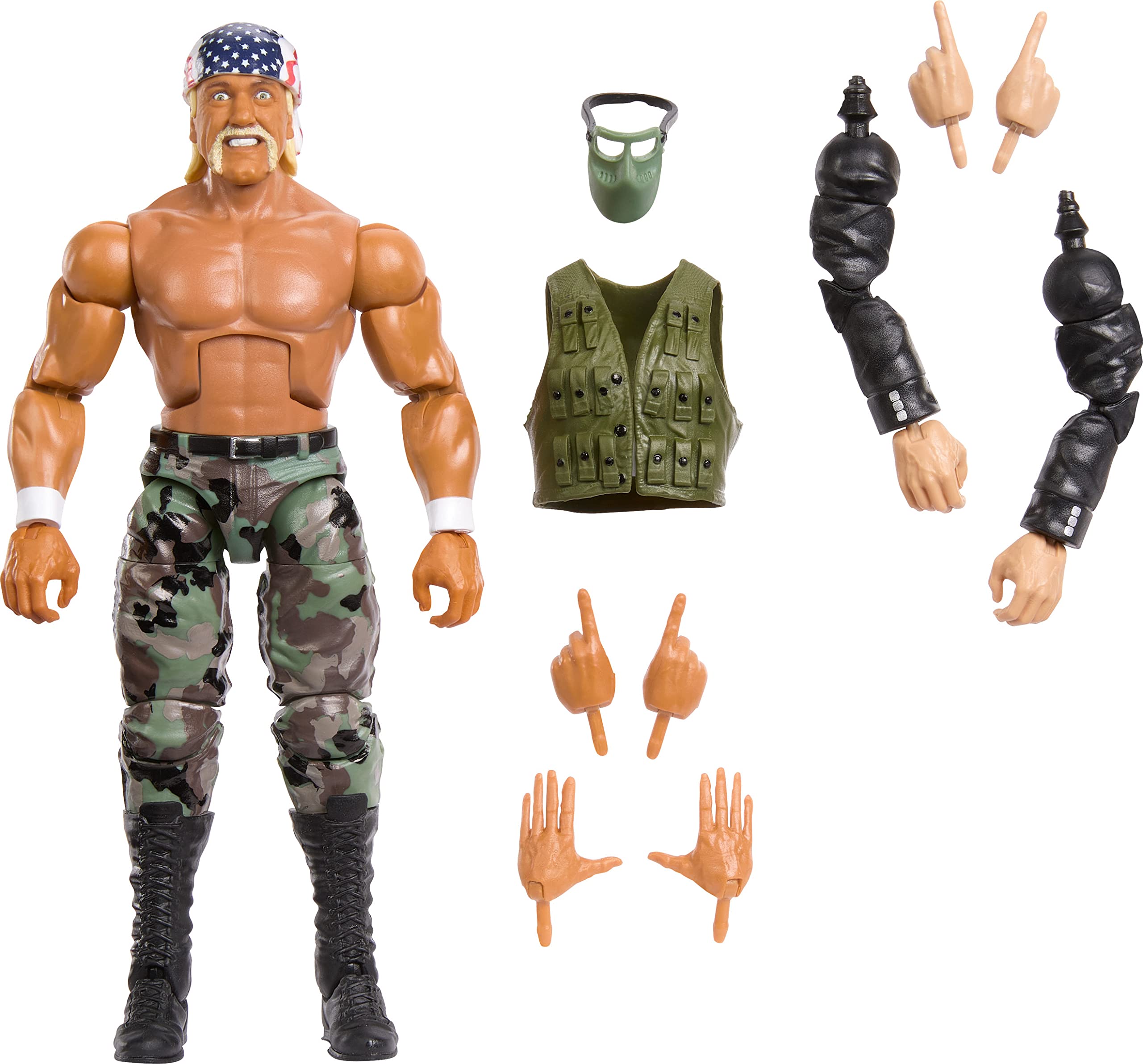 Boneco De Ação Mattel Wwe Elite Summerslam Hulk Hogan 15cm