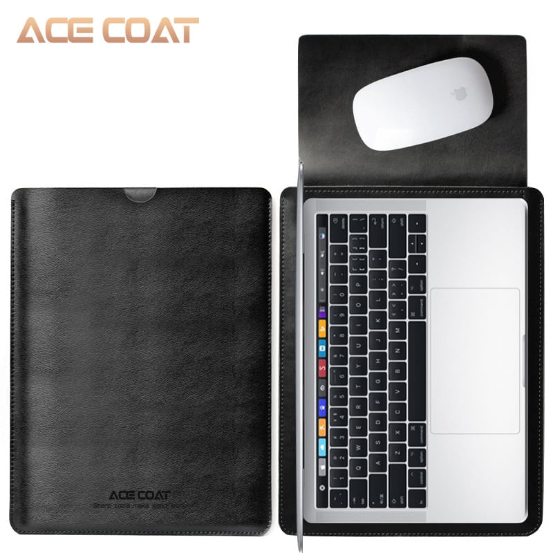 Acecoat 13 14 Polegadas Abertura Capa Protetora De Couro Para Huawe