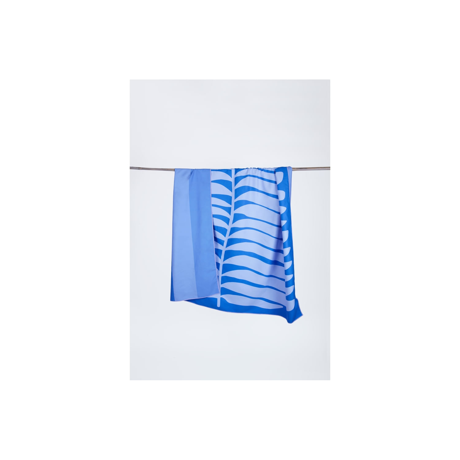 Toalha De Microfibra Ploc Tamanho Familiar Com Algas Marinhas Azuis Recicladas