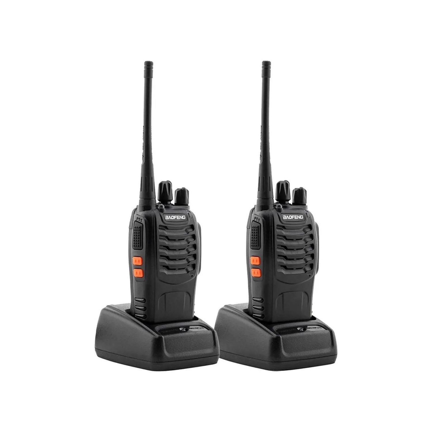 Transmissor De Rádio Walkie Talkie Baofeng Bf-888s X2