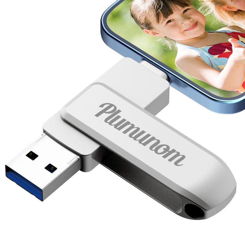 Flash Drive Plumunom 64gb Para Iphone Com Backup De Fotos