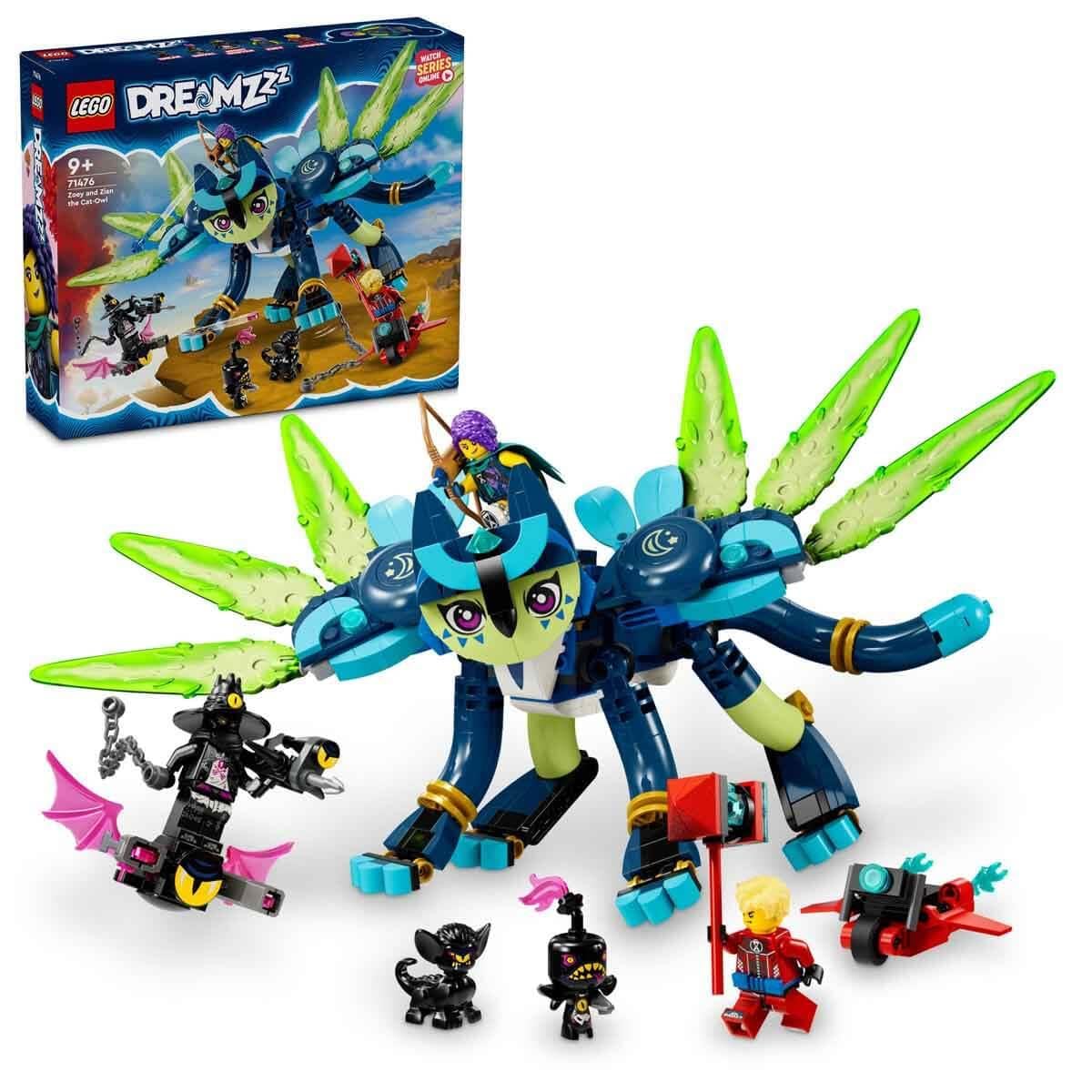 Brinquedo Lego Dreamzzz Zoey E A Coruja-gato Zian 71476 Com 3 Minifiguras