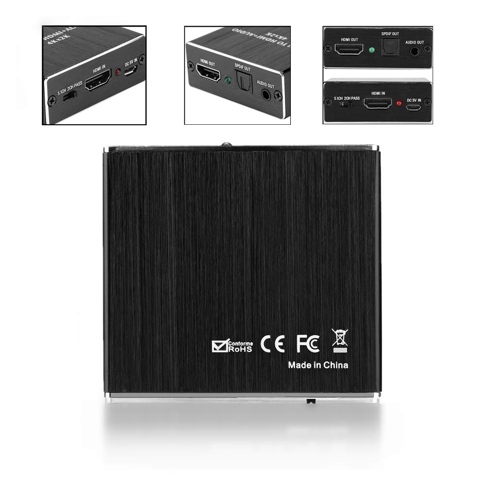 Conversor De Áudio Dioche Analógico Para Digital 4k X 2k 1.4 5.1